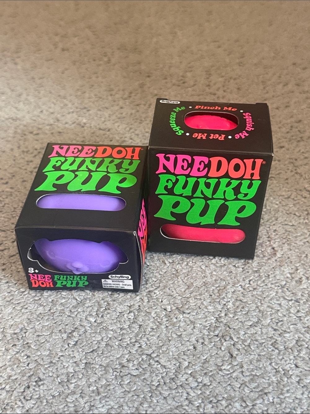 Needoh Funky Pup Squishy Putty - Purple & Pink